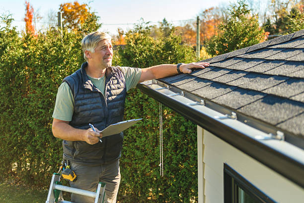 Professional Flat Roof Repair technician working in Goode, VA